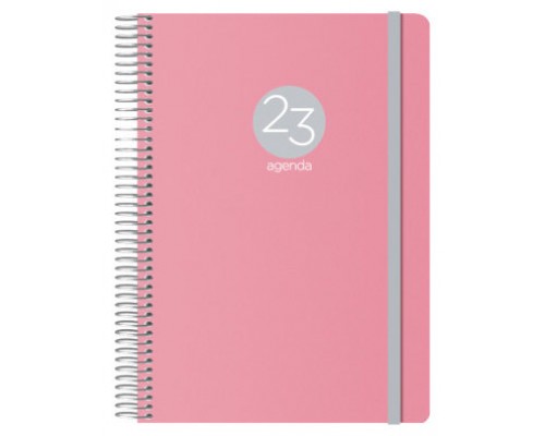 AGENDA 2025 MEMPHIS DÍA PÁGINA 15 X 21 CM MODELO ROSA DOHE 12688 - 25 (Espera 4 dias)